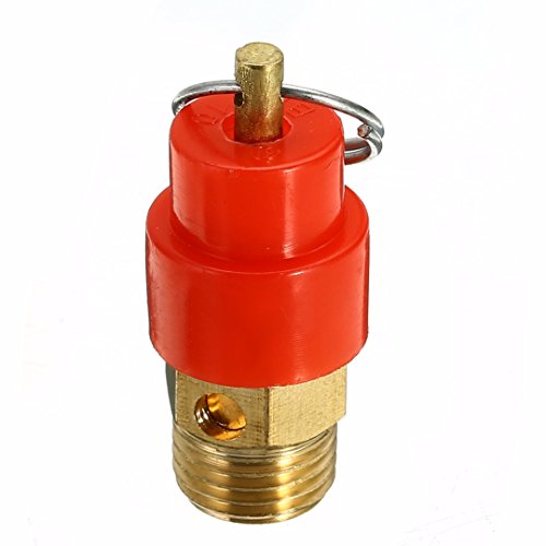 American Made 1/4" NPT Air Compressor Safety Relief Valve - 150 PSI Pop-Off, 1 Year Warranty