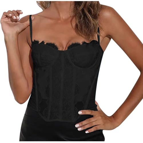 Corset Tops for Women Vintage Tight Sexy Bodyshaper Crop Top