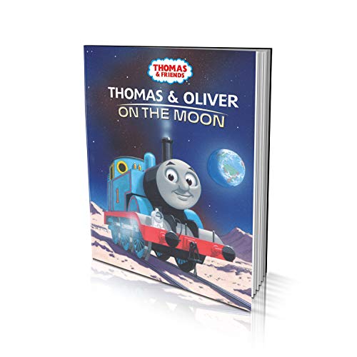 Personalized Story Book -"Thomas on The Moon" - Childrenâ€™s Book for Kids Aged 2 to 8 Years Old -A Story About Thomas Taking Your Child to a Space Fair - 10"x 8" Soft Cover Book