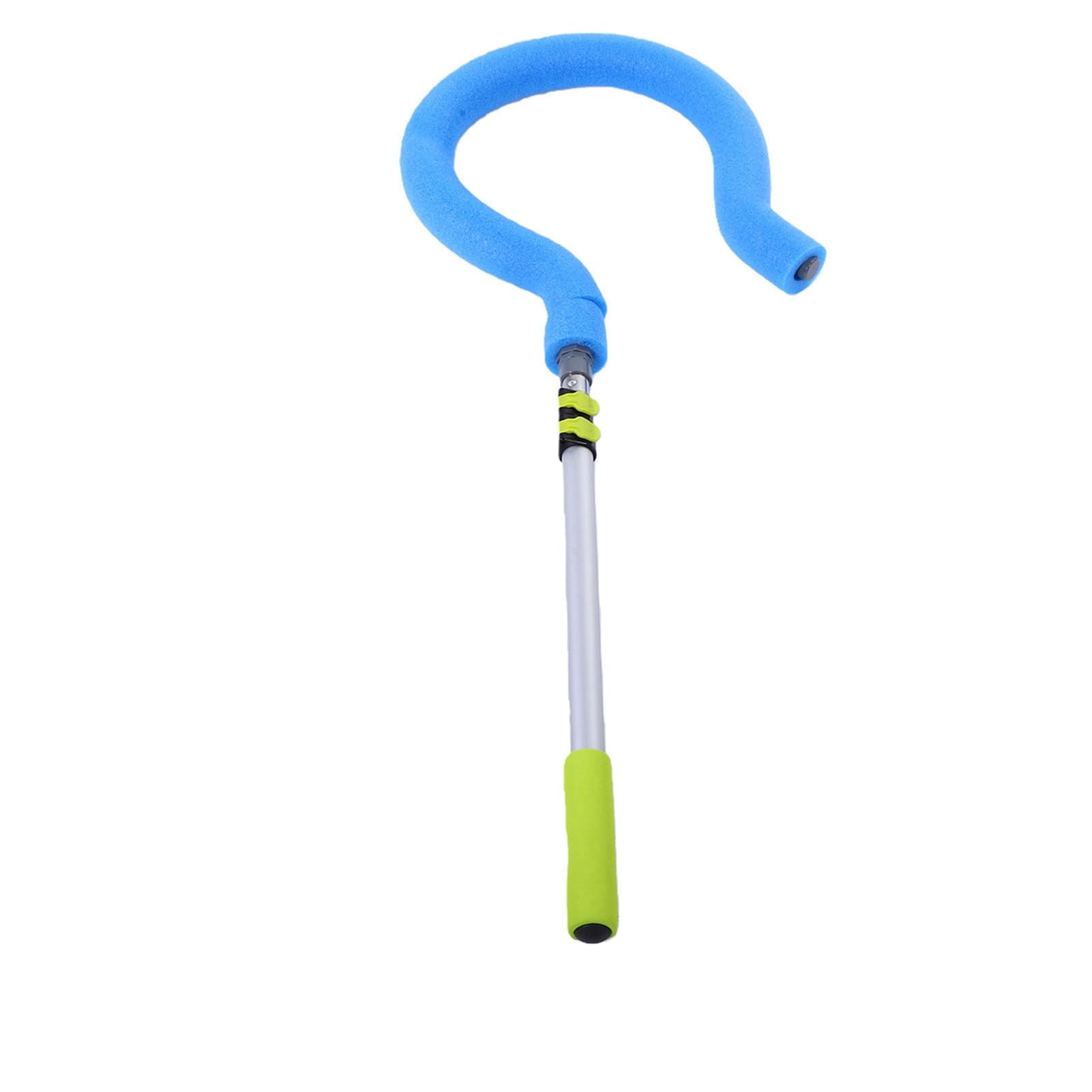 Drfeify Allenatore di Punte da Pallavolo, Attrezzatura da Allenamento Regolabile per Pallavolo da 41,3 a 72,8 Pollici, Design con Gancio in PVC in Lega di Alluminio per Servire gli Allenamenti di