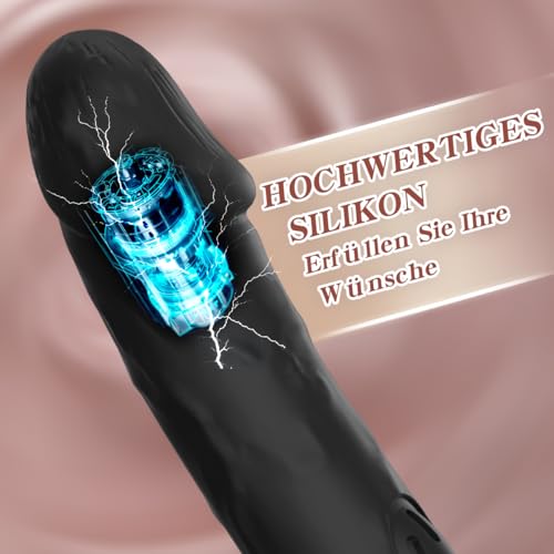 Vibrator Vibration für Frauen Sex Spielzeug für Die Frau Paare Mini Vibratorensets für Frauen Klitoris Leise - 10 Vibrationsmodi Starke Massagestab Vibratoren für G-punkt und Klitoris Dildo Stimulator