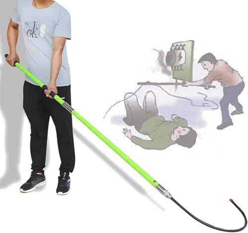 Gancho De Rescate Aislado De Alto Voltaje, Herramientas De Salvamento De Emergencia De Seguridad Eléctrica, Kit De Varilla Salvavidas Eléctrica De Alto Voltaje,Green-1m/3.3ft