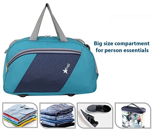 Image of PERFECT STAR Travel Bags for Luggage Bags for Travel Duffle Bags for Travel Bags for Travelling Luggage Bags Travel Bag for Women Without Wheels Travel Bag for Men (T Blue Navy Blue)