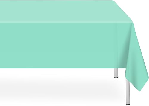 Miniatura 38 de Paquete de 3 Manteles Desechables Lila Claro, Manteles de Plástico Rectangulares Lavanda para Fiestas Desechables, 54x108 Pulgadas, Mantel Morado