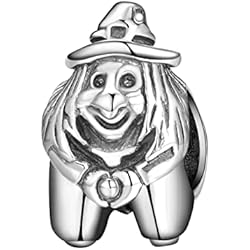 Dijes De La Santa Muerte Plata 925 ANDANTE - Original, Ley 925 Plata Sterling, Cuenta de Plata Bruja + Saco de Organza