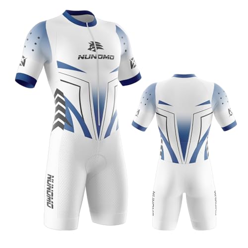 NUNOMO Triathlon Trikot & Kompressionsshorts Set Atmungsaktives...