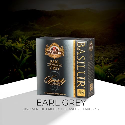 Earl Grey Black Ceylon Tea 100 Bags by Basilur