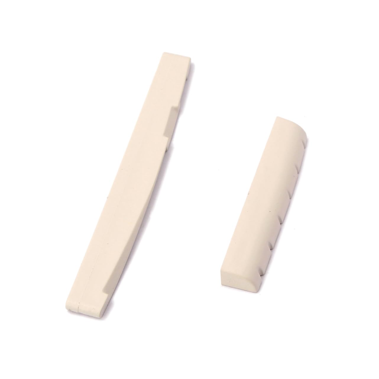 Levemolo Guitar Nut Saddle Kit Bone Replacement for Acoustic Guitar Easy to Cut Improve Sound Quality
