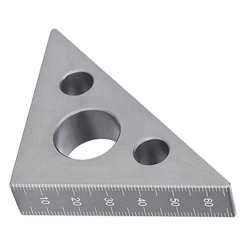 Regla triangular aluminio 45/90 grados miniatura 6
