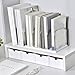 Desktop File Sorter Organizers 6 Compartments Metal Wire Bookend Space Saving Desk Book End Magazine Stand 37x145x135mm