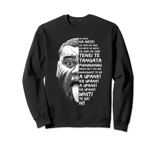 Haka Nouvelle-Zélande New Zealand Fans Ka Mate Rugby Sweatshirt Cover