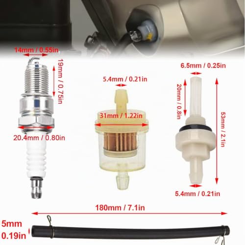 Miniatura 7 de Zamdoe Gx390 Carburador Para Honda Engine Gx340 Gx 390 Gx420 420cc 301cc 11hp 12hp 13 Hp Bomba De Agua Cortacésped Generador Piezas De Repuesto Para Greyhound 66492 66555 Lf182fd Lf188fd