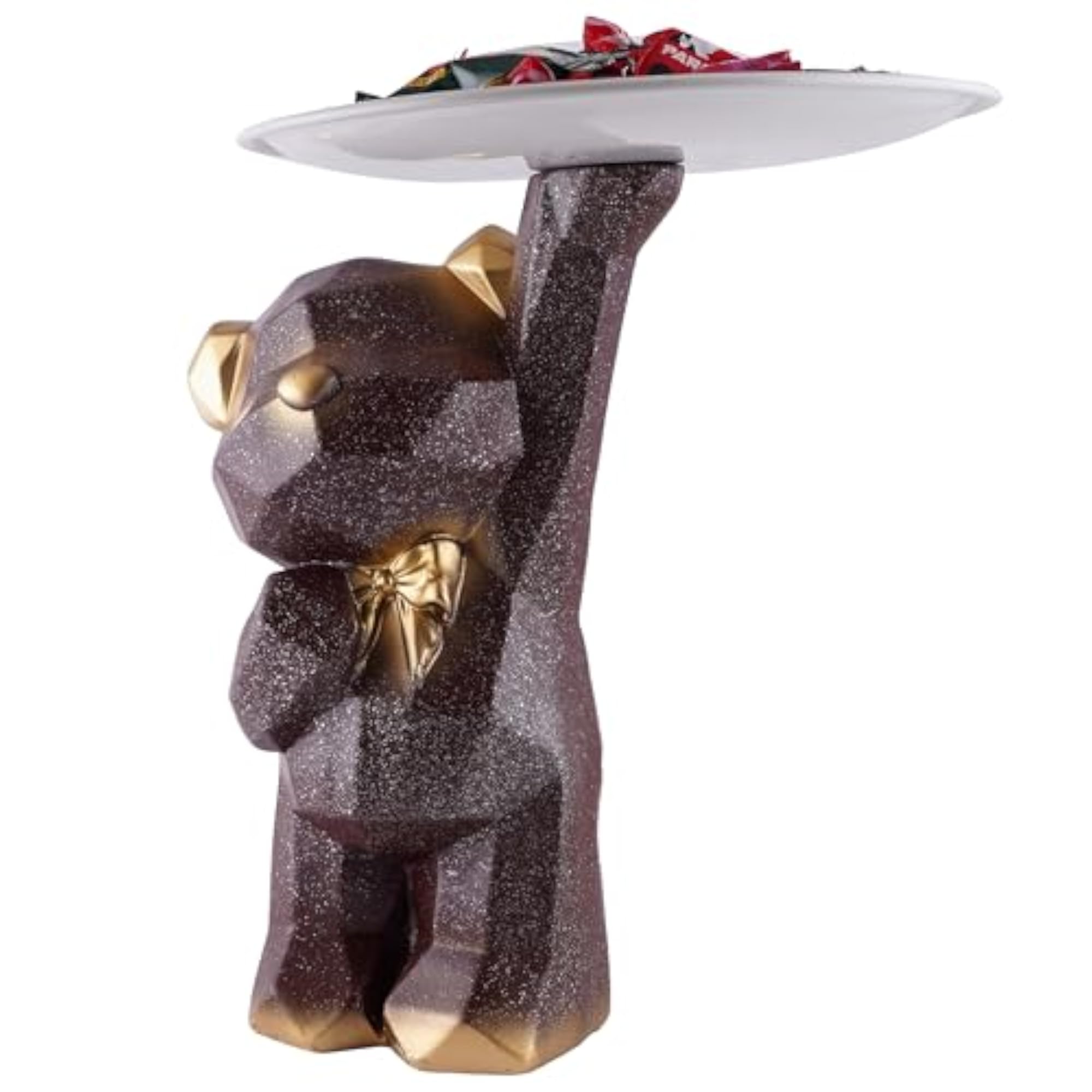 Bear Shaped Tea Cup Holder, Stainless Steel Teapot Set