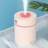 Luz de noche colorida Humidificador con Mini función de luz Nocturna (rosado)