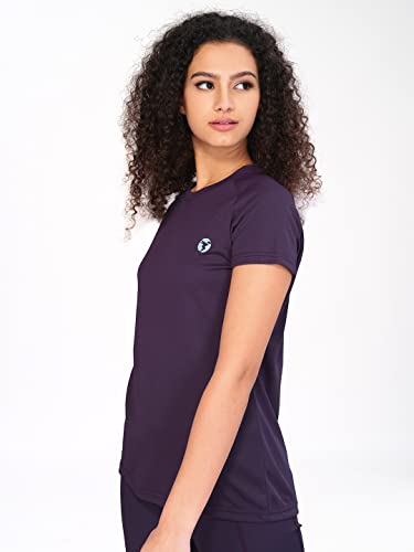 Image of TECHNOSPORT Women's 100% Polyester Regular Fit T-Shirt
