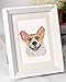 PeakLuv 12 Pcs Dog Small Diamond Art Kits, Puppy Mini Diamond Painting Kits for Adults Beginners, 5D DIY Square Drill Diamond Dots, Quickly Finishable Animal Gem Art for Home Wall Desktop Decor, 6X7in