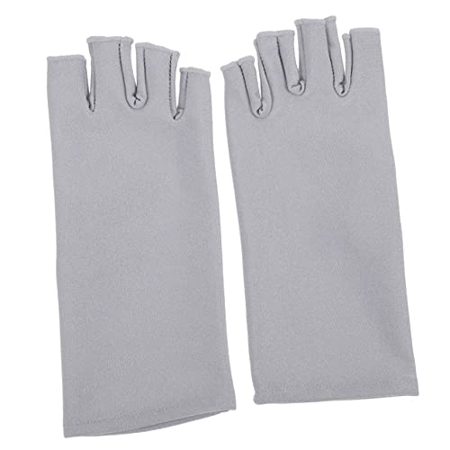 FOMIYES Women's Uv Blocking Gloves Half Finger Driving Fishing Gloves Sun Protection Breathable Sweat Absorbent