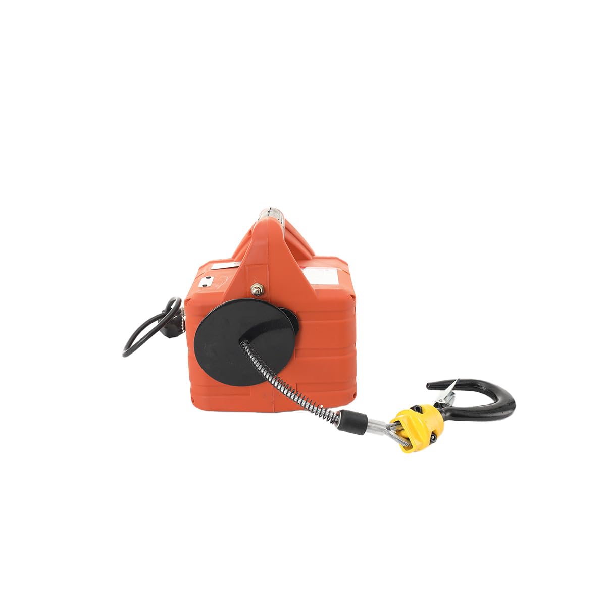 Verricello Elettrico 1500W, Paranco Elettrico 500kg con Corda Acciaio Zincato 7.6m, Gancio Rotante 360°, Telecomando Wireless e LED Sicurezza per Cantieri e Officine