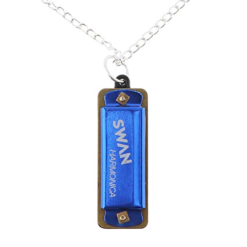 Origlam 3Pcs Mini Swan Harmonica Key Of C, 4 Holes 8 Tones Harmonica #TOP6