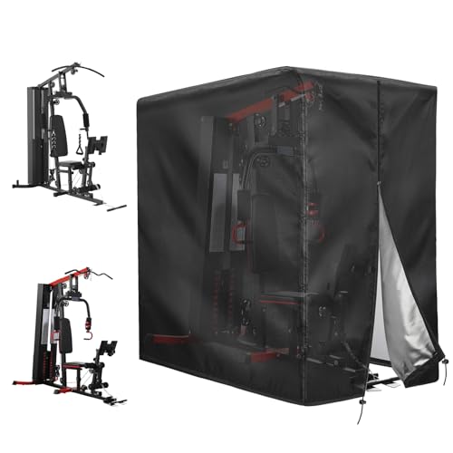 Letsteel Workout Equipment Cover Compatible with SincMill, 420D Oxford Home Gym Equipment Cover, Protect for Home Gym Equipment/Gym Equipment for Home Garage-41