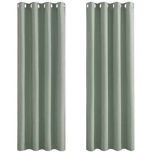 PONY DANCE Thermal Blackout Curtains with Eyelet