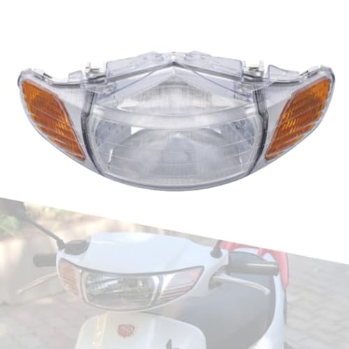 モーターサイクル パーツ ヘッドライト クリア アッセンブリー ホンダ ライブディオ AF35 対応 (クリアレンズ)