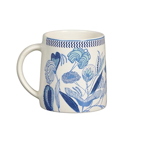 Image of miah decor Ceramic Tea Coffee Cups Set Matte Printed Small Chai Mug Drinkware Microwave Safe for Home & Restaurant-300 ml (MD-741)