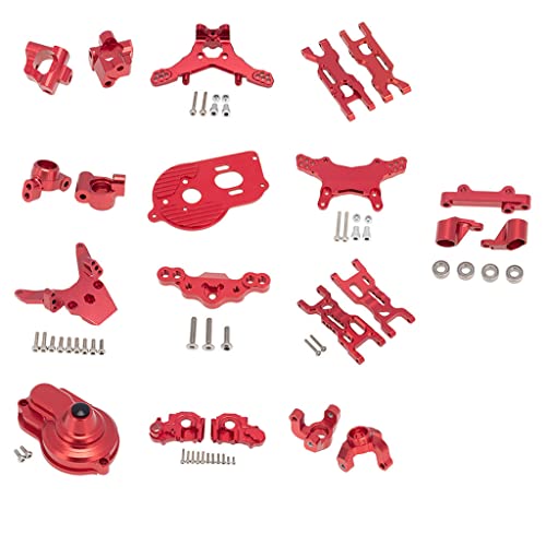 Buy 2 get 3 Colcolo Steering Group Assembly Set Upgrade Parts for Losi 1/18 Mini-T 2.0 2WD Steering Cup Red