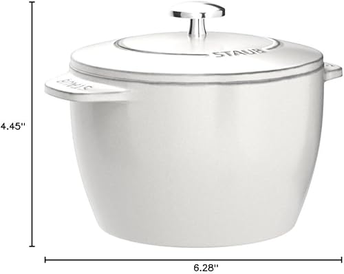 Miniatura 9 de staub La Cocotte de GOHAN Campagne L 7.9 inches (20 cm) Rice Pot, 3 Pieces, Cast Iron, Induction Compatible, La Cocotte de GOHAN 40501-471