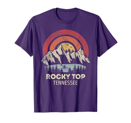 Rocky Top Tennessee Mountain Sunset Sunrise Kayaking T-Shirt