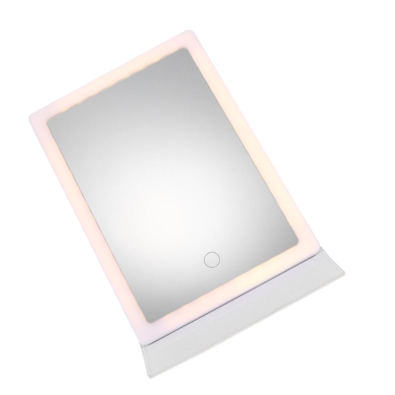 Miroir pliable de bureau LED anti-ombres miroir maquillage portable