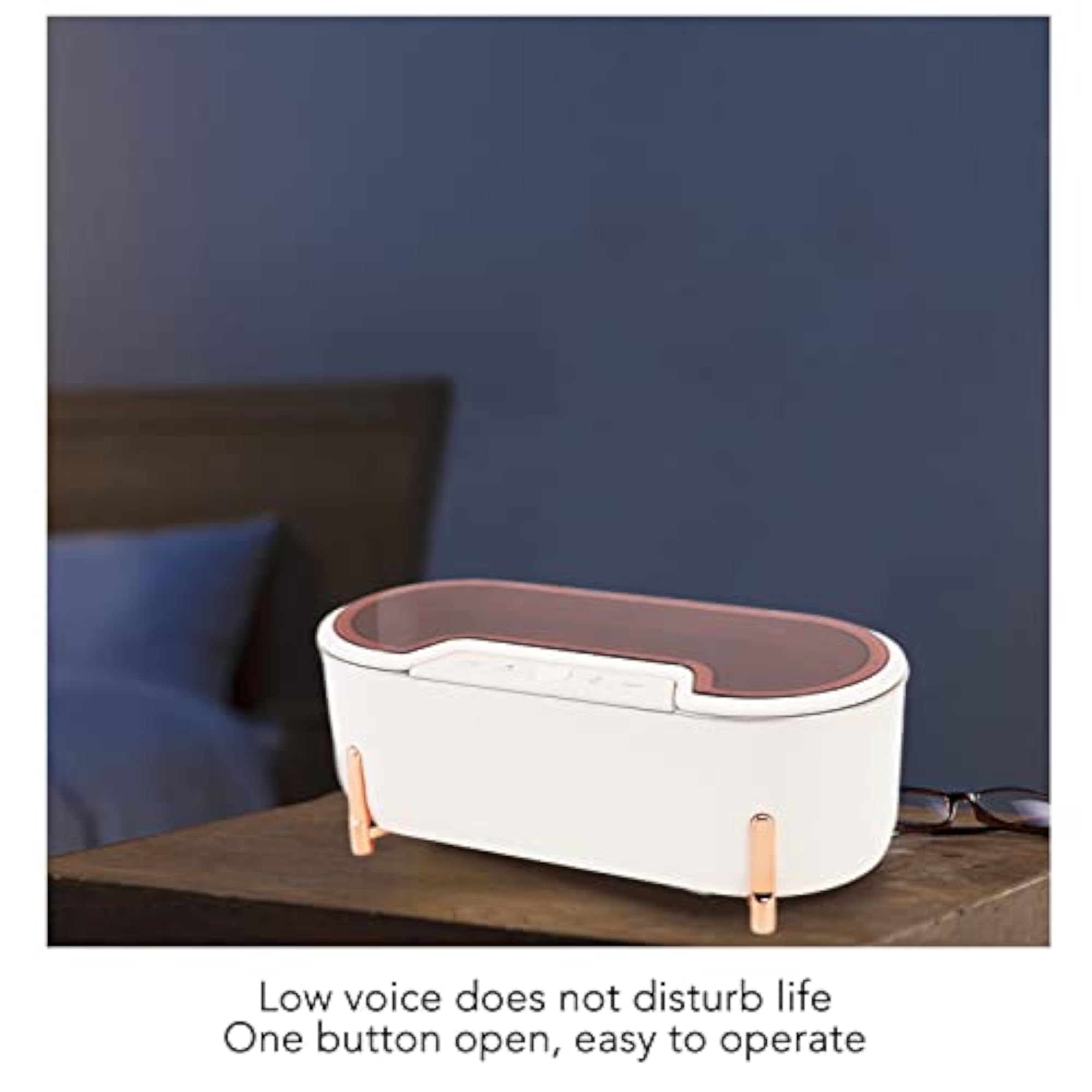 Multipurpose Ultrasound Jewelry Cleaner with Transparent Cover