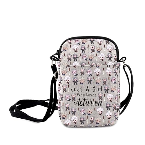 MNIGIU RPG Game Lover Gift Just A Girl Who Loves Astarion Crossbody Bag BG3 Member Shoulder Bag Video Game Player Merch