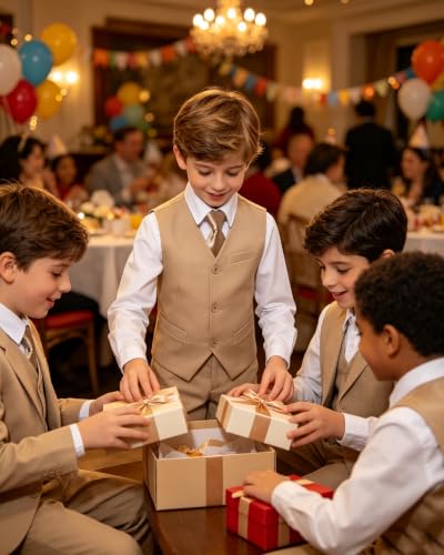 Image of Kids Vest for Boys Formal Suit Vests