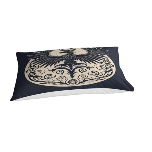 Housse de couette phénix avec fermeture éclair lit simple microfibre