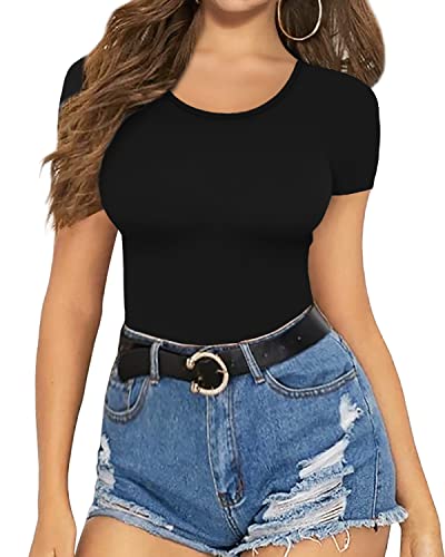Image of MANGOPOP Crew Neck Body Suit Top XXL
