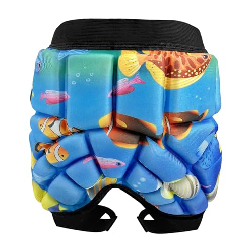 YIJU Hip Protection Pad Padded Shorts Cushion Portable Thickened Hip Protector Protective for Ski Skating Snowboarding Cycling , S Kids