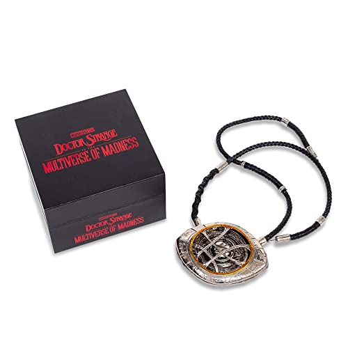 Toynk Marvel Studios Doctor Strange in the Multiverse Of Madness Brass Eye Of Agamotto Prop Replica Necklace3