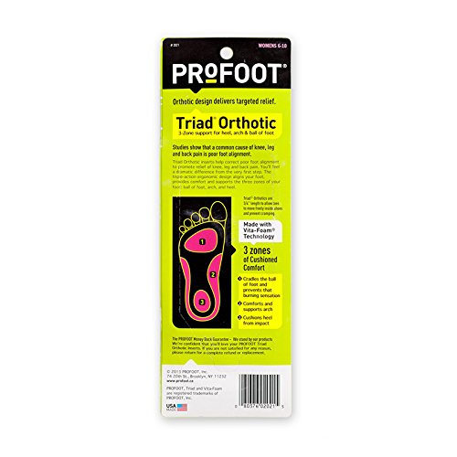 ProFoot Triad Plantillas Ortopédicas Mujer 6-10 miniatura 2