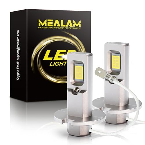 Mealam MEALAM-H3 LED FOG LIGHT-2W H3 Led Fog Light Bulbs 6000K White cover