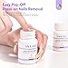 SAVILAND Plant-Based Nail Polish Remover Kit: 6.76 fl.oz Non Acetone Fingernail Polish Remover Shea Butter Nail Remover with Castor Oil VE Cuticle Oil & Nail Removal Tools for All Nail Polish Types
