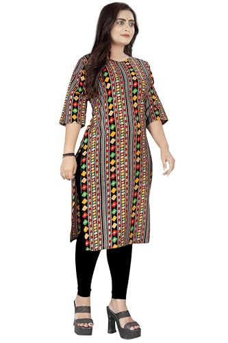Image of Raghav Silk Cotton Blend Straight Kurti for Women