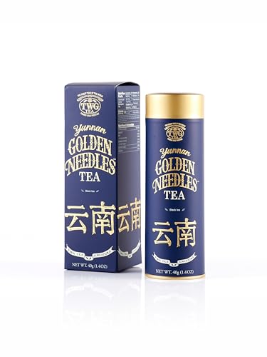 Image of TWG Tea | Yunnan Golden Needles | Black Tea | Nutty & Malty | Haute Couture Tin, 40g | Gift Set