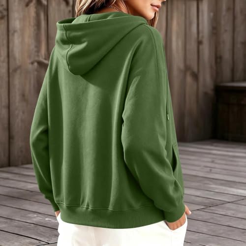 Hooded Cardigan for Women Button Front Drawstring Pockets Sweater - image 5