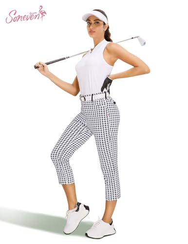 Soneven Women's 5-Pocket Golf Pants