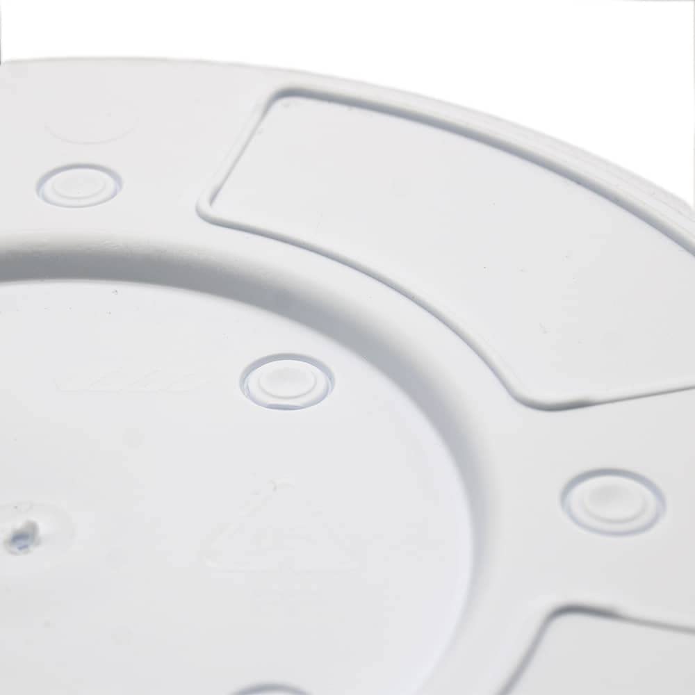 CABLEPELADO - Maceta 60 cm - Maceta Plastico 45 cm - Fabricado en PP Apto balcón, jardín, Patio, Interior - Macetero rendondo 60 cm + Plato macetero de plastico - Blanco