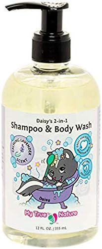 Natural Baby Shampoo Body Wash - Daisy's 2-in-1 Shampoo/Body Wash for Sensitive Skin - Lavender, 12 oz