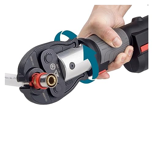 Juego de herramientas de engarce hidráulico, miniherramientas para tuberías de batería para sistemas de plomería, prensas de cobre y tuberías Pex multicapa para un prensado eficiente de cables eléctr
