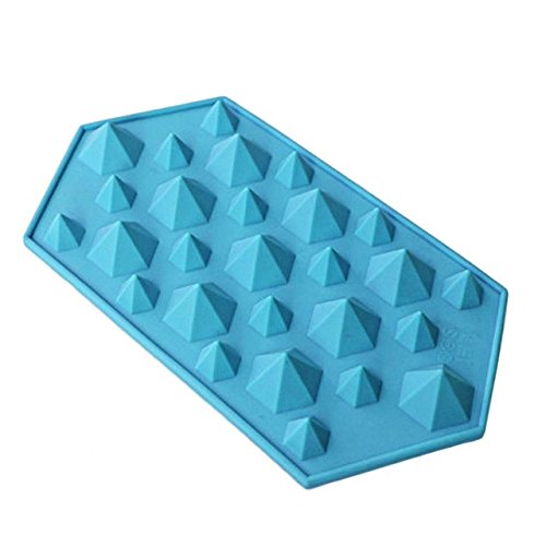 Diamond Mold Ice Cube Tray 27 Cavities Crystal Silicone Ice Mold Candy