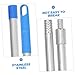 UKCOCO 1Set Telescopic Bulb Changing Pole Durable Stainless Steel Extension Rod for Light Fixtures Multi Section Design for Easy Versatile Tool for Home Use